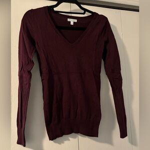 Burgundy Abound sweater